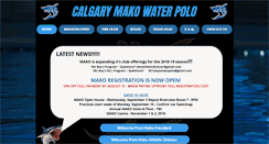 Desktop Screenshot of makowaterpolo.com