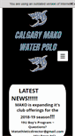 Mobile Screenshot of makowaterpolo.com